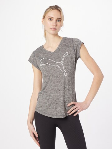 PUMA Funktionsshirt 'Heather' in Grau: Vorderseite