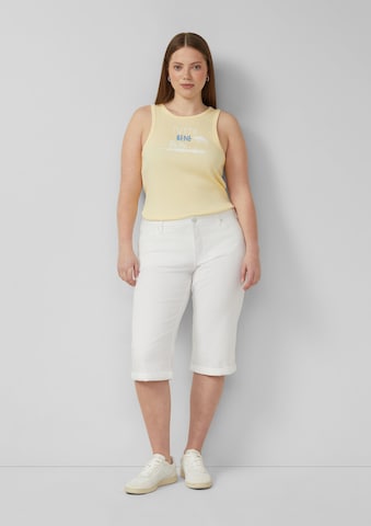 QS Slimfit Jeans 'Catie' in Weiß