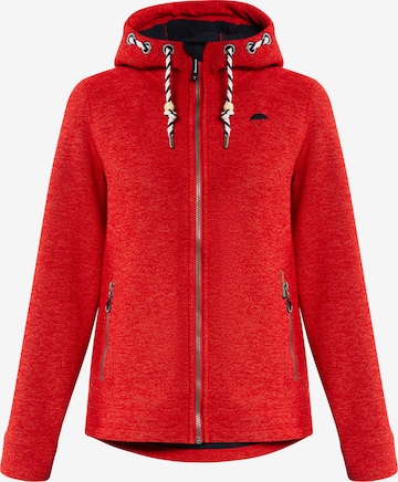 Schmuddelwedda - Chaqueta polar en rojo: frente