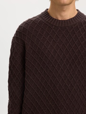 SELECTED - Jersey en marrón