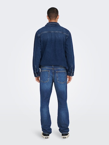 Only & Sons Loosefit Jeans in Blau