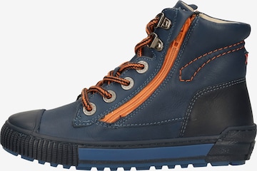 Kickers Boots in Blue: front
