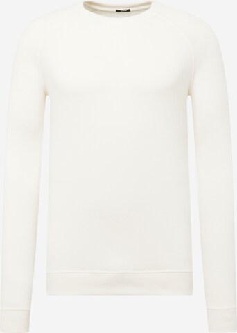 Sweat-shirt DENHAM en blanc : devant