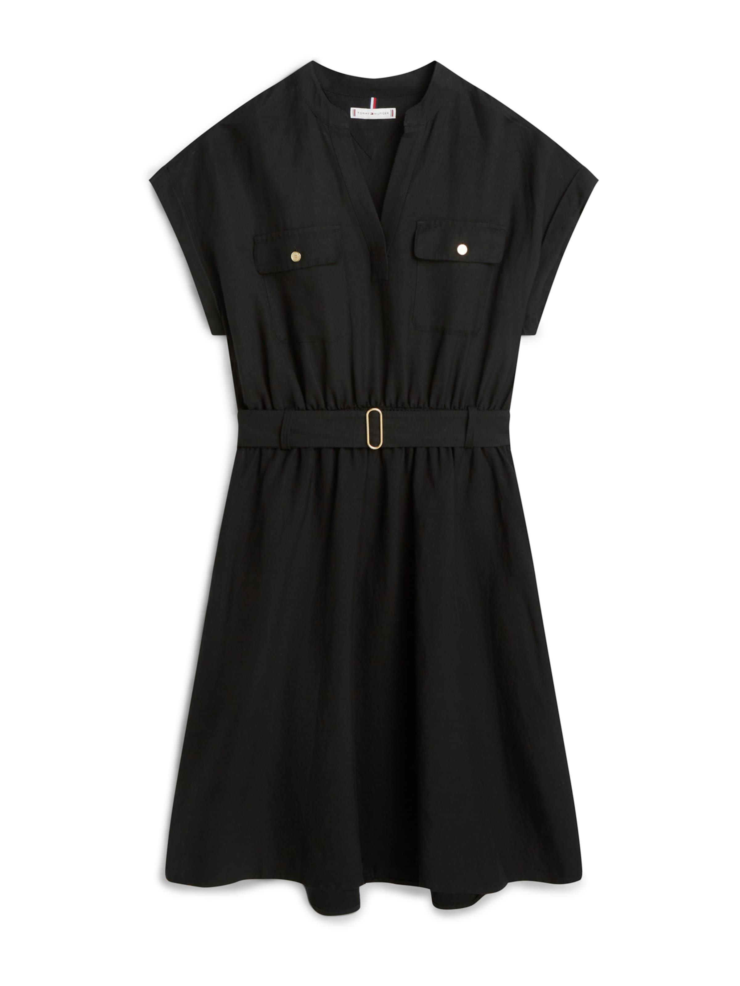 TOMMY HILFIGER Kleid in Schwarz: Vorderseite