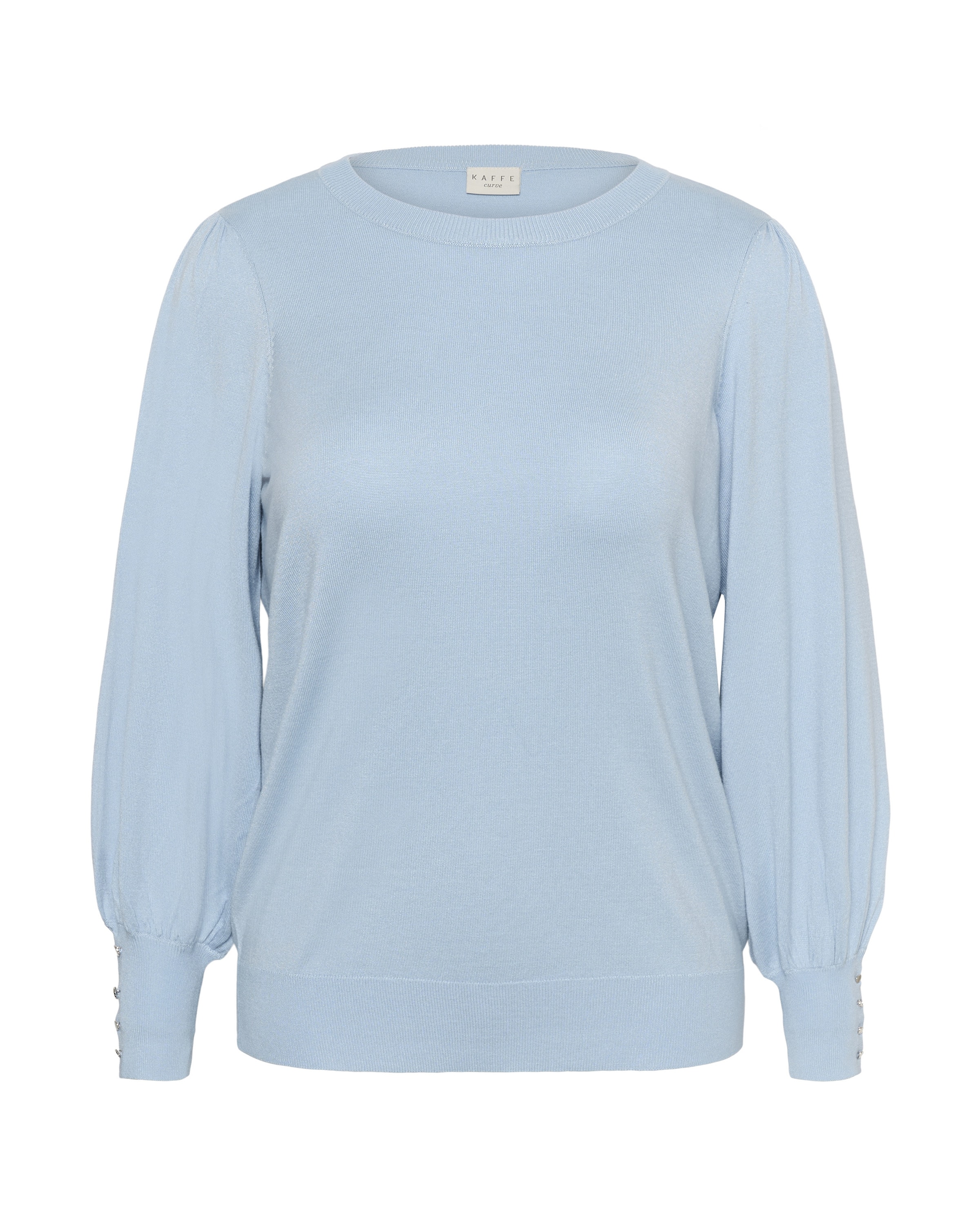 Pull-over 'KCLizzy' KAFFE CURVE en bleu : devant