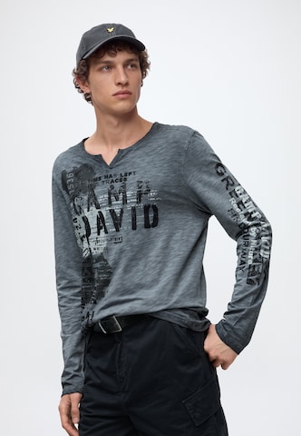 CAMP DAVID Shirt in Grey