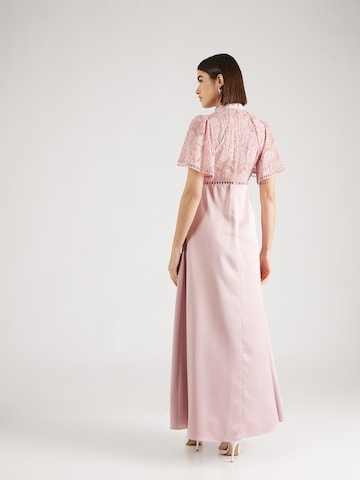 Maya Deluxe Evening Dress in Pink