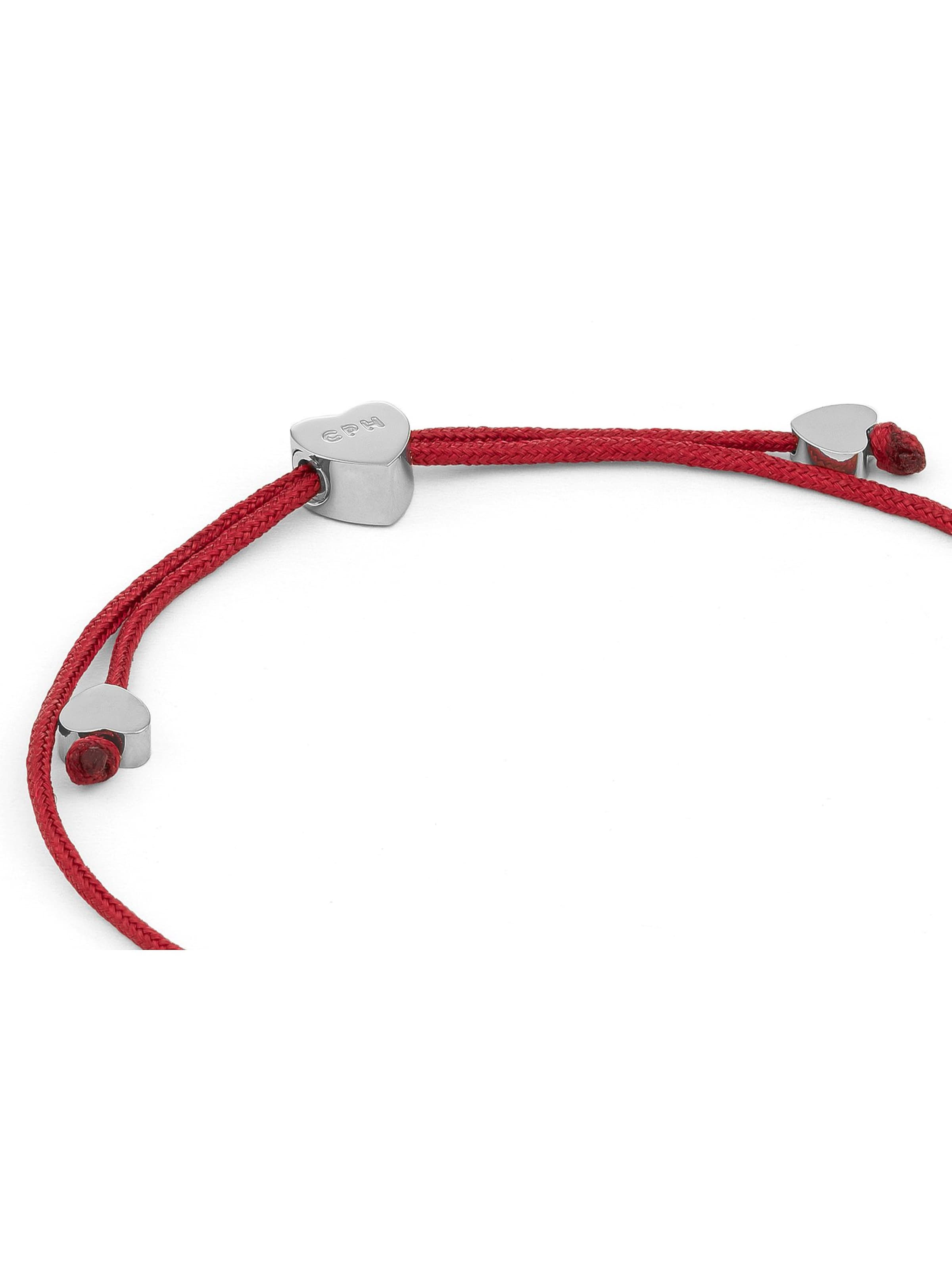 Copenhagen Studios Bracelet 'Balloon Hearts' in Red