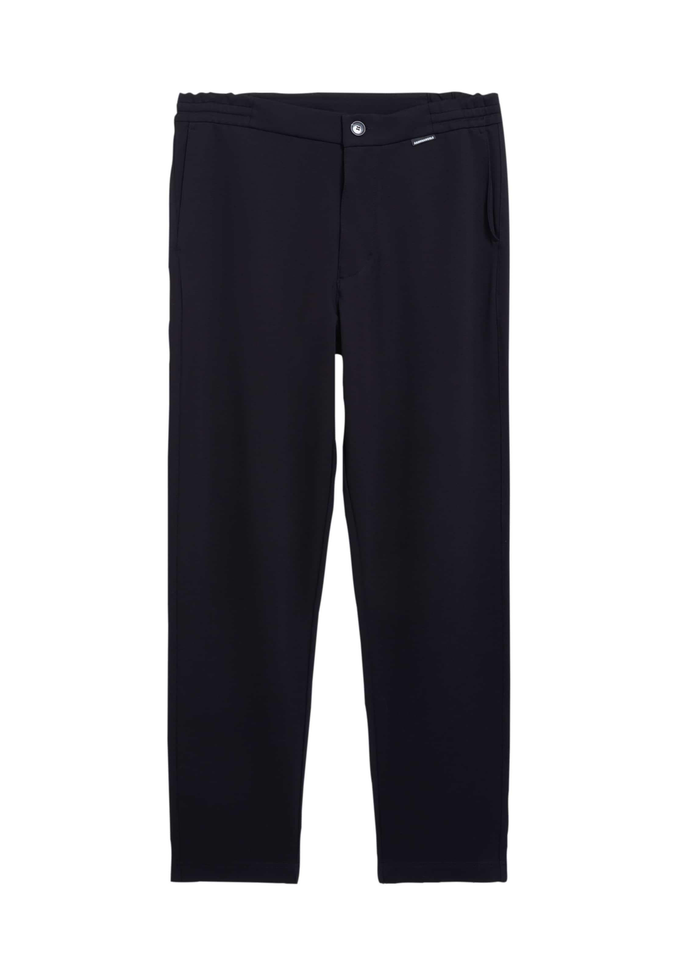 ARMEDANGELS Tapered Broek in Zwart: voorkant