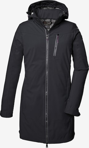 KILLTEC Outdoorjacke in Schwarz: predná strana