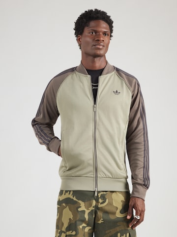 ADIDAS ORIGINALS Jopa na zadrgo 'SST' | zelena barva: sprednja stran
