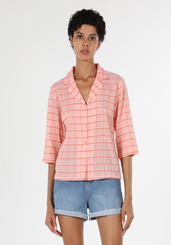 Colin's Blouse in Oranje: voorkant