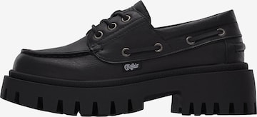 BUFFALO Mokkasiina värissä musta: etupuoli