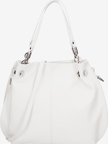 Borsa a spalla di Gave Lux in bianco: frontale