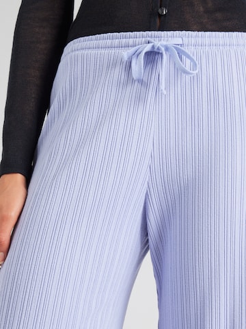 Abercrombie & Fitch Wide leg Broek in Lila