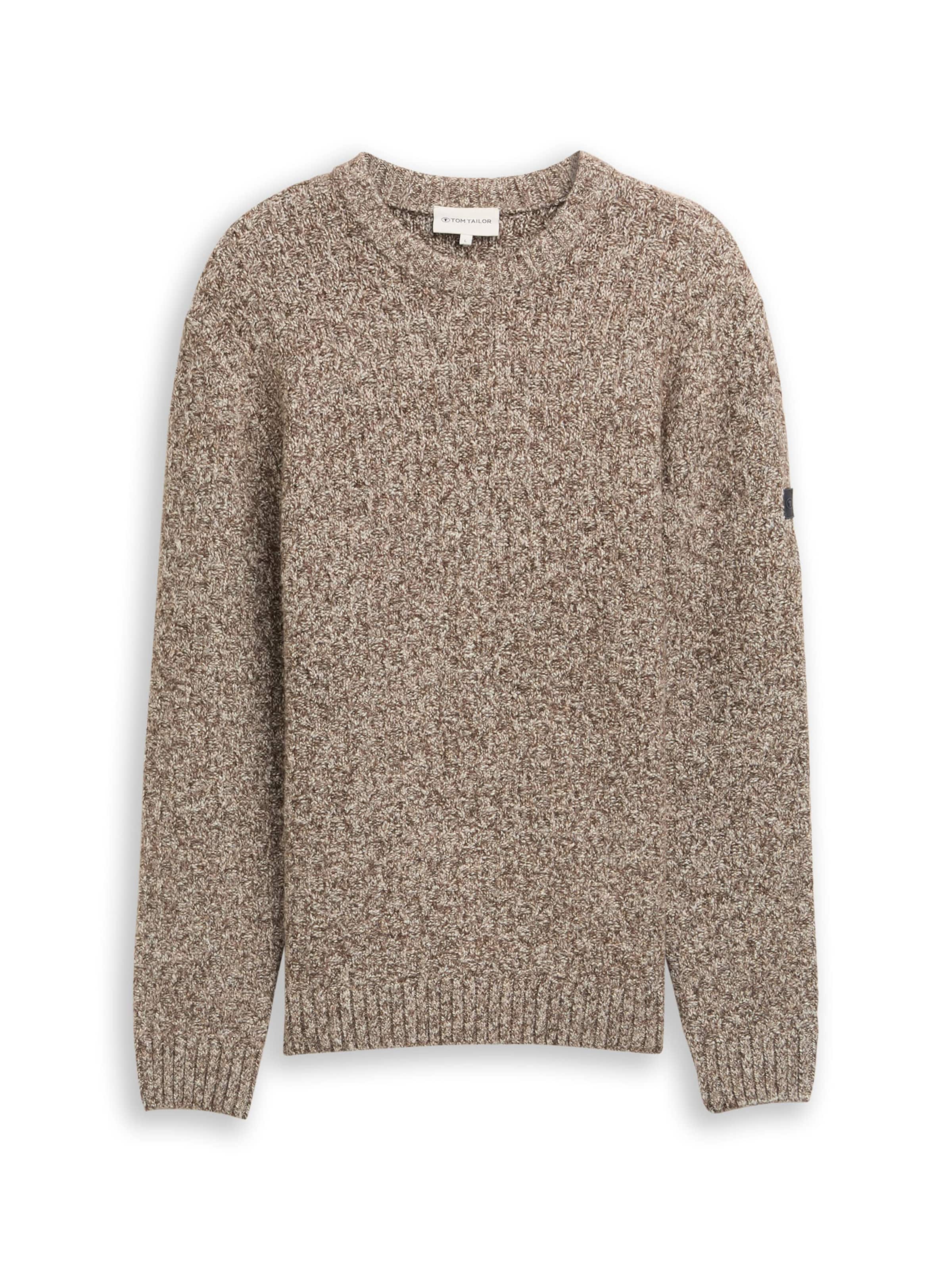 Pullover di TOM TAILOR in marrone: frontale
