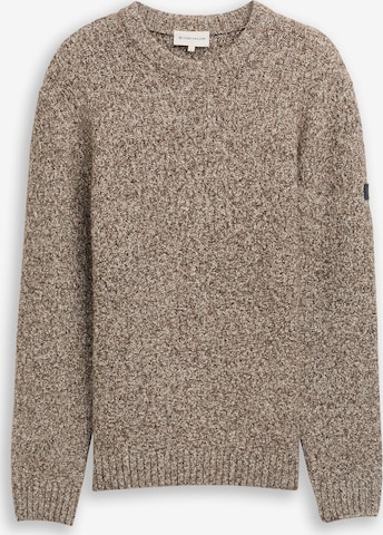 Pull-over TOM TAILOR en marron : devant