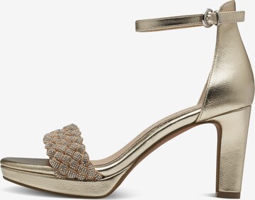 MARCO TOZZI by GUIDO MARIA KRETSCHMER Strap sandal in Gold