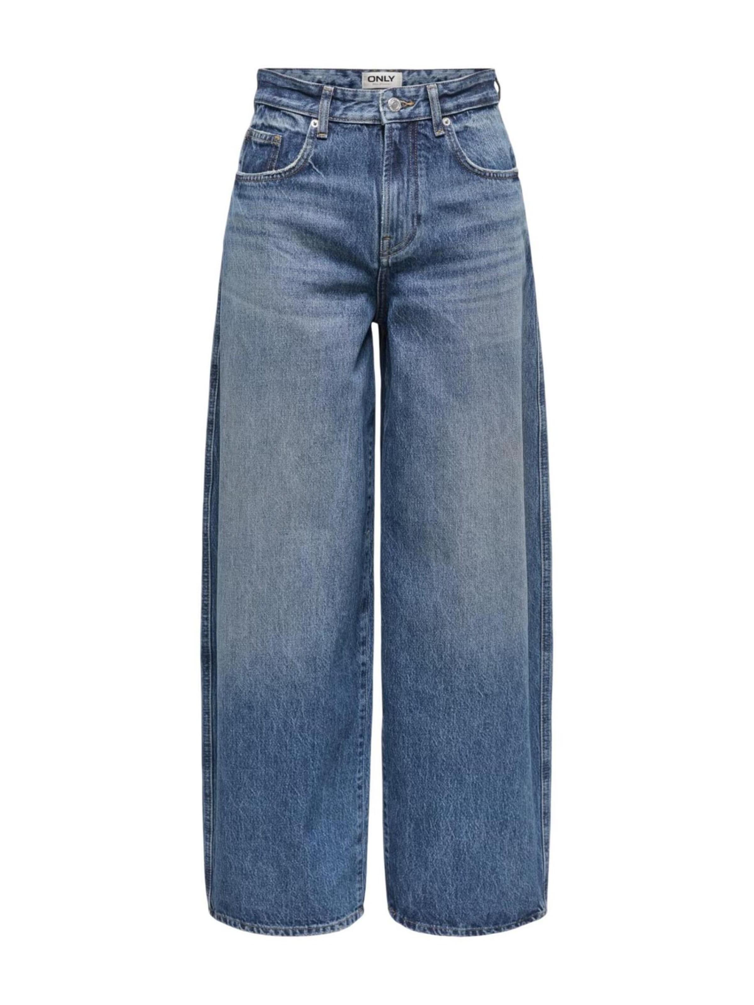 Wide leg Jeans 'TAYLOR HW BARREL DNM TAI466 NOOS' di ONLY in blu: frontale