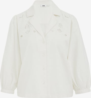 WE FashionBluza - bijela boja: prednji dio