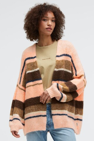 SENSES.THE LABEL Knit Cardigan in Mixed colors: front