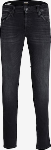 JACK & JONES Slim fit Jeans 'Glenn Fox' in Black: front