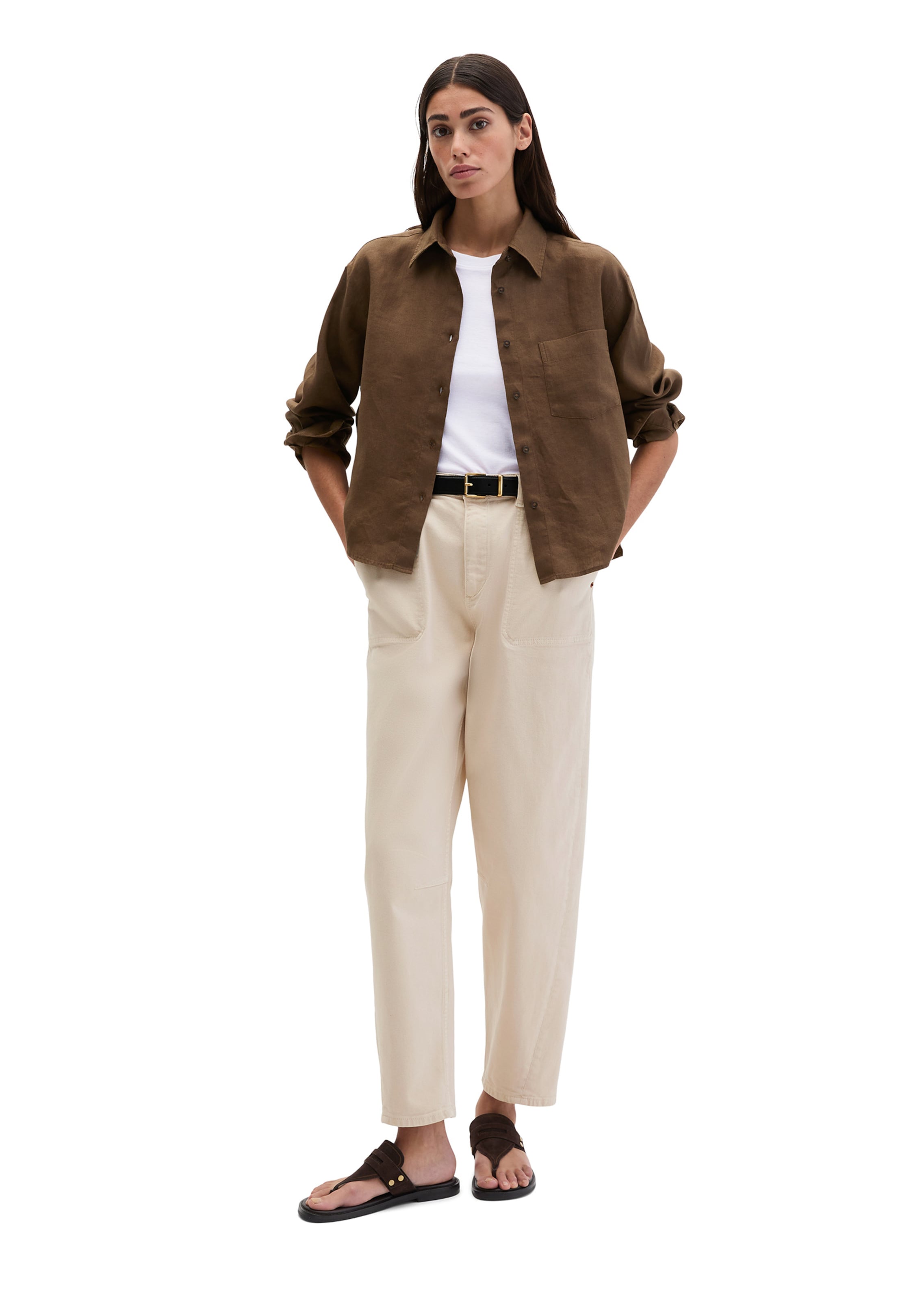 Marc O'Polo Blouse in Brown