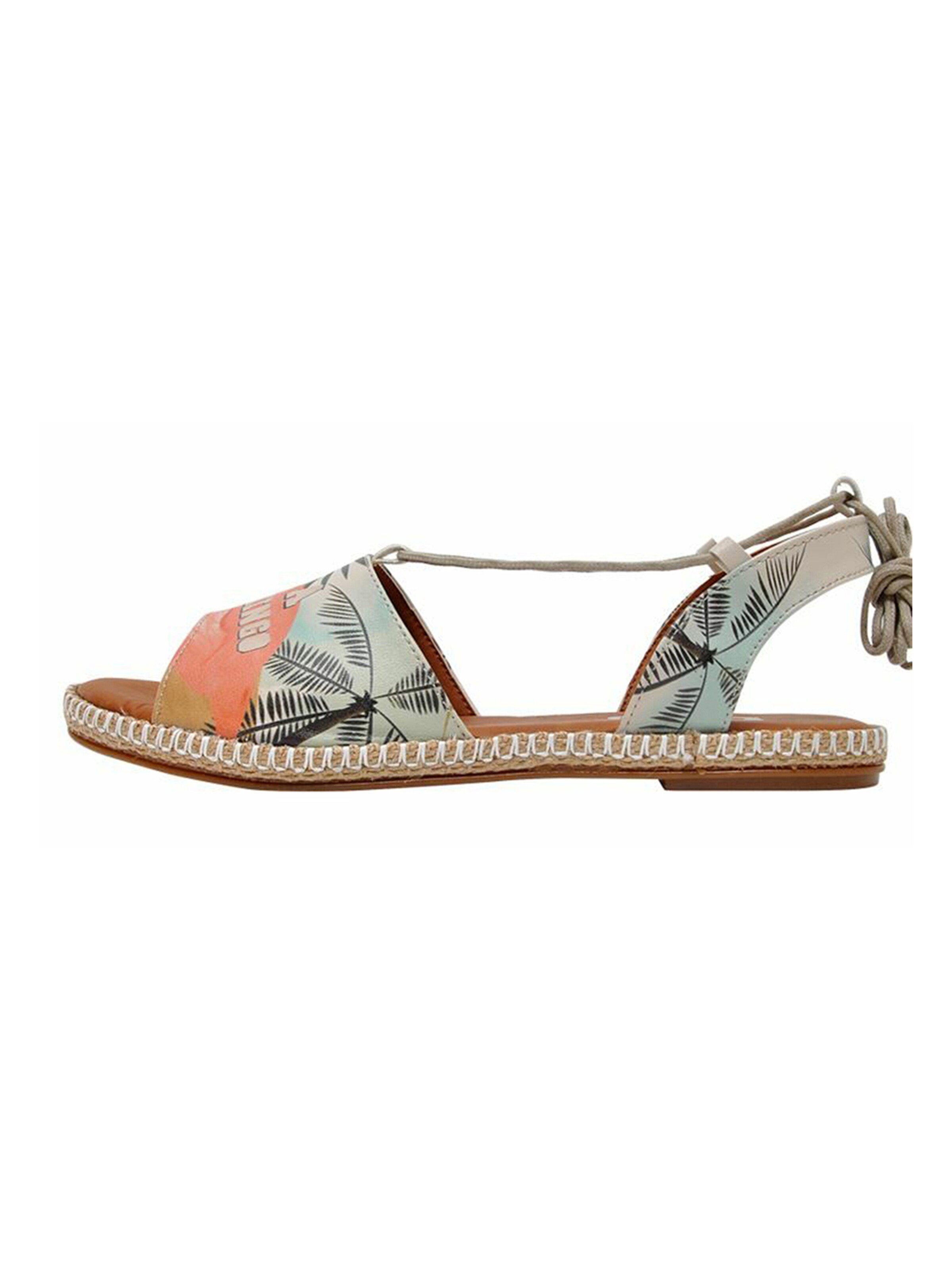 DOGO Sandale 'DOGO Hazel - Be a Flamingo'‌‌‌‌‌‌‌‌‌ in Beige: Vorderseite