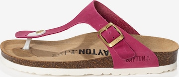 rožinė Bayton Šlepetės per pirštą 'MERCURE': priekis