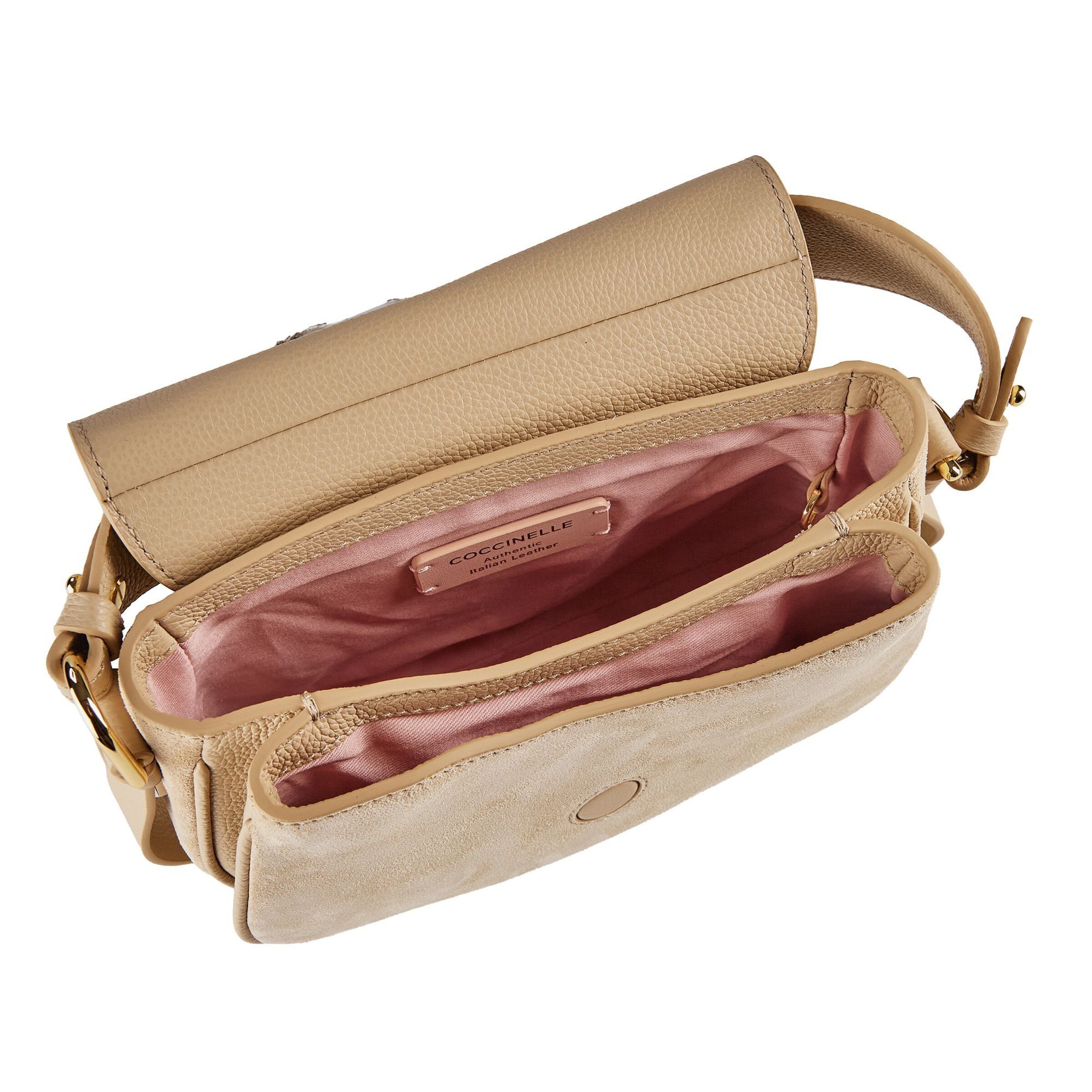 Coccinelle Shoulder Bag 'Mavery' in Beige