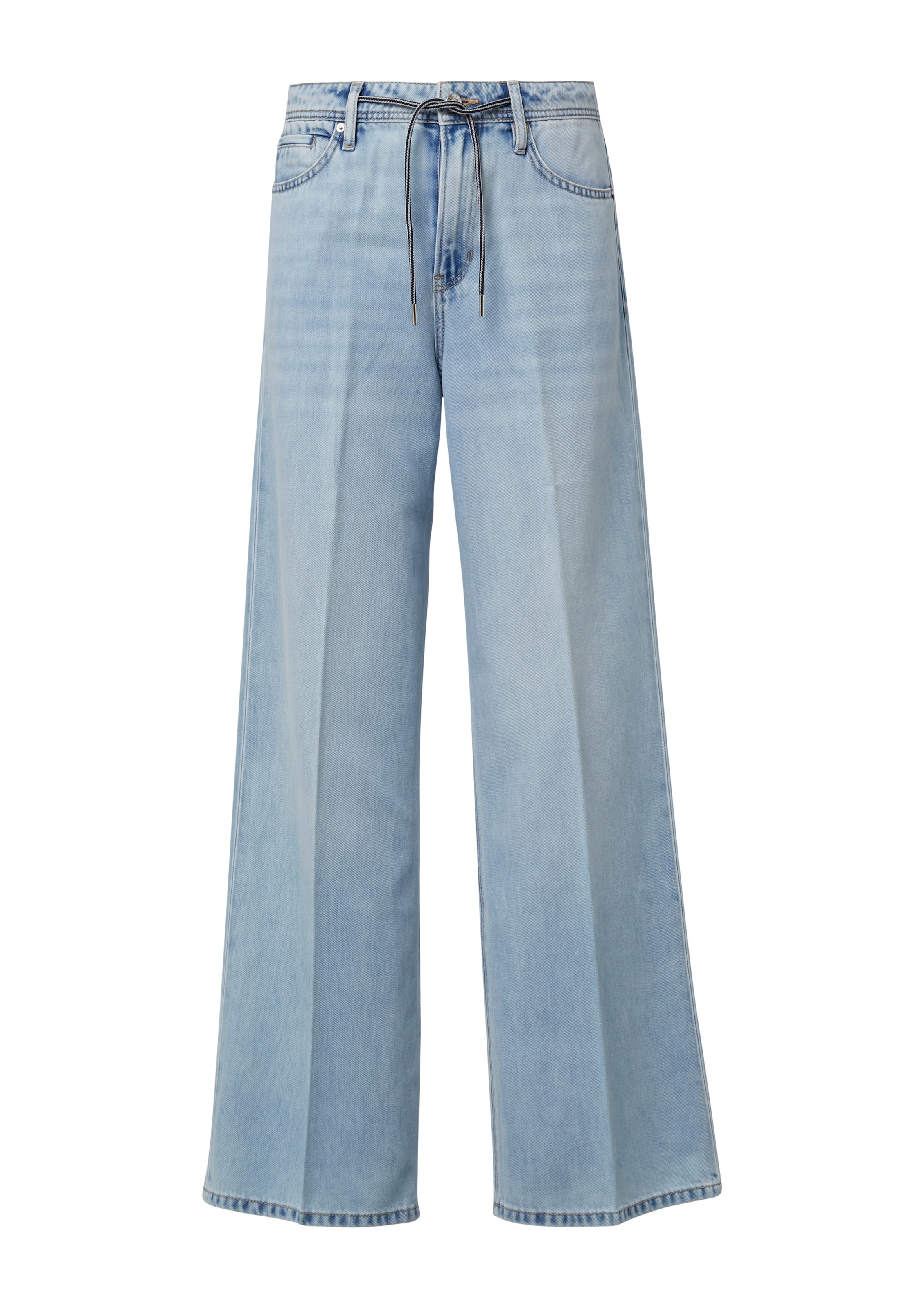 s.Oliver Wide leg Jeans ' SURI ' in Blauw: voorkant