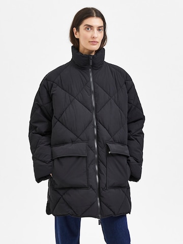 SELECTED FEMME Between-Season Jacket 'Heidi' in Black: front