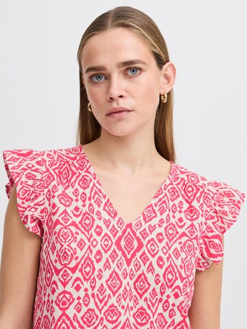 ICHI - Blusa 'IHLINNO' en rojo