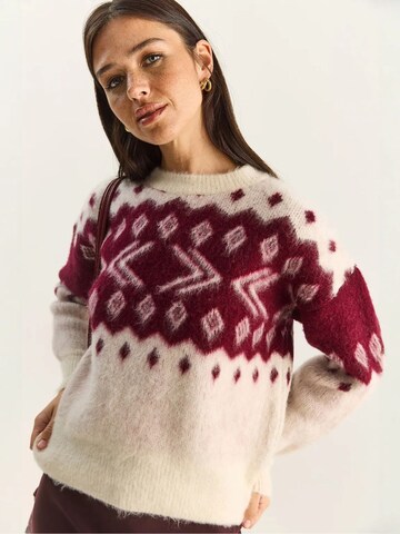 Pull-over 'Pullover' Bianco Lucci en rouge