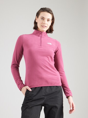 THE NORTH FACE Спортивная кофта 'GLACIER' в Лиловый: спереди