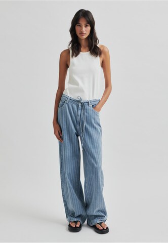 SECOND FEMALE Wide leg Jeans 'Layne' in Blue