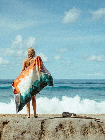 woodsandwaves Beach Towel 'Kaleidoscope Orange' in Mixed colors