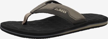 REEF T-Bar Sandals 'The Ripper' in Brown: front