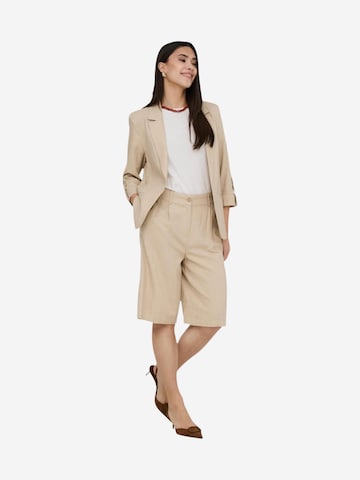 regular Pantaloni 'Onlgoa Hw Linen Bl Long Shorts Cc Tlr 15363720' di ONLY in beige