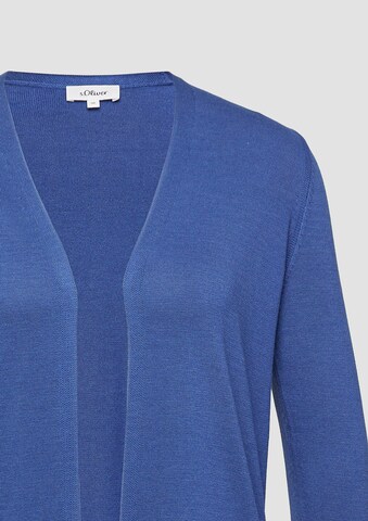 s.Oliver Gebreid vest in Blauw