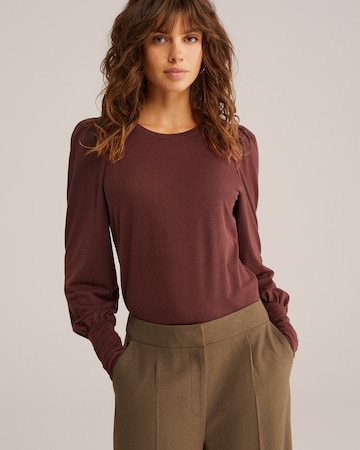 WE Fashion Тениска в червено: отпред
