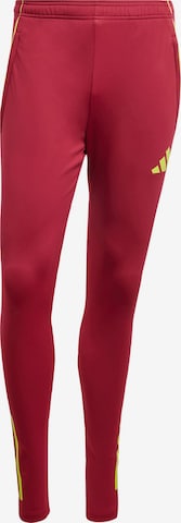 ADIDAS PERFORMANCE Sporthose 'Tiro 25 Competition' in Rot: Vorderseite