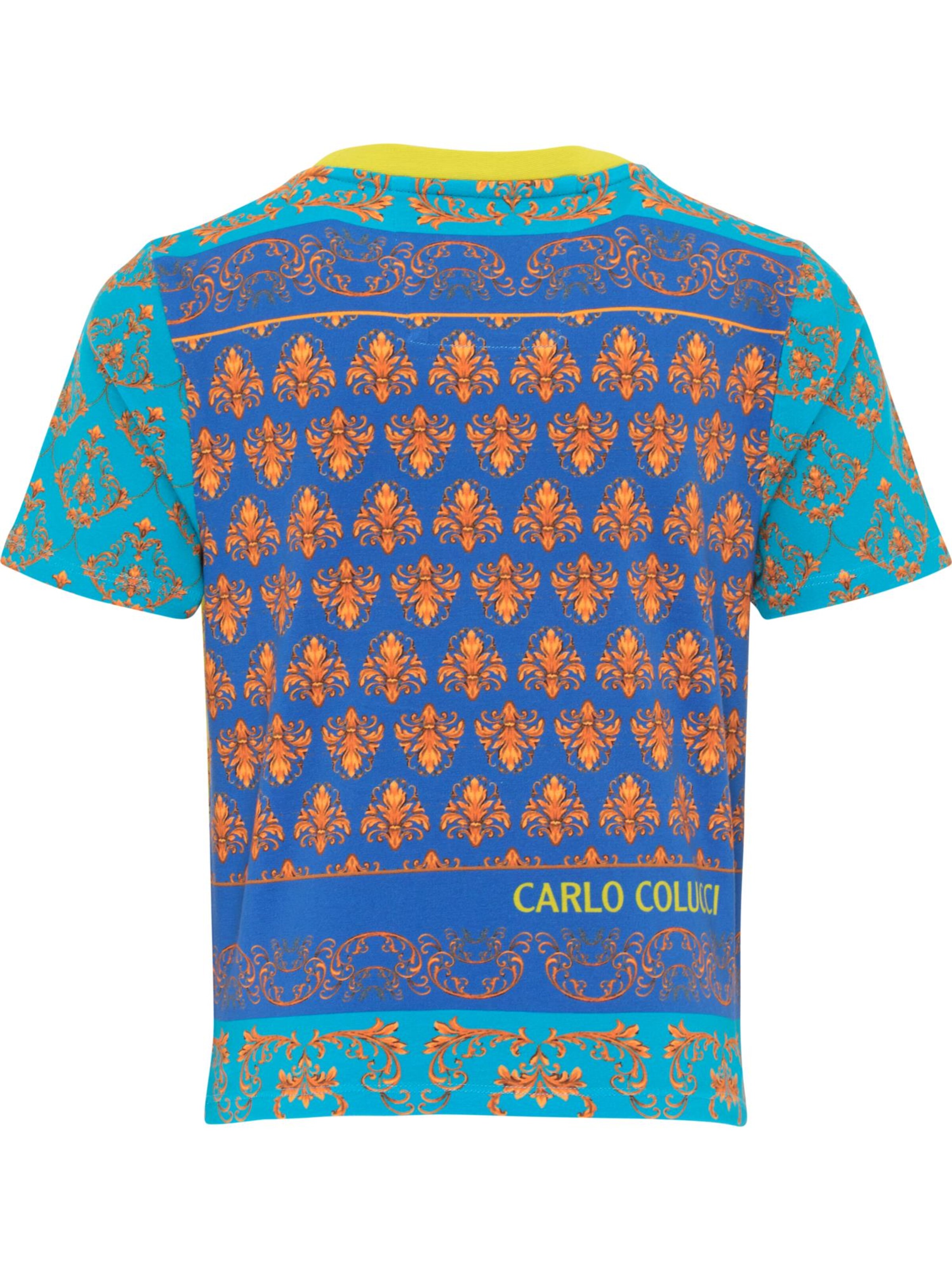 Carlo Colucci Shirt ' Codogno ' in Gemengde kleuren