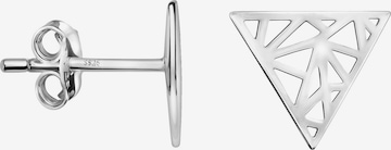Sofia Milani Earrings 'Triangle' in Silver: front