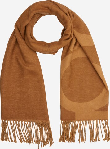 s.Oliver Scarf in Brown: front