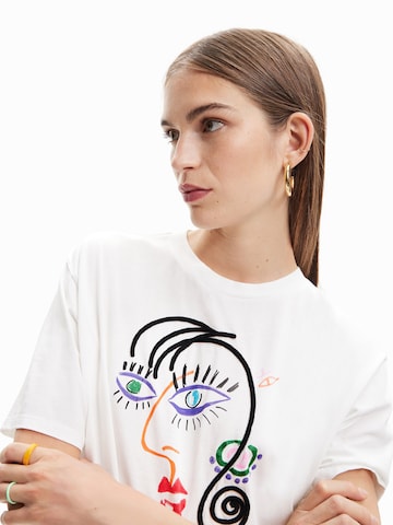Desigual Shirt 'FACE' in White