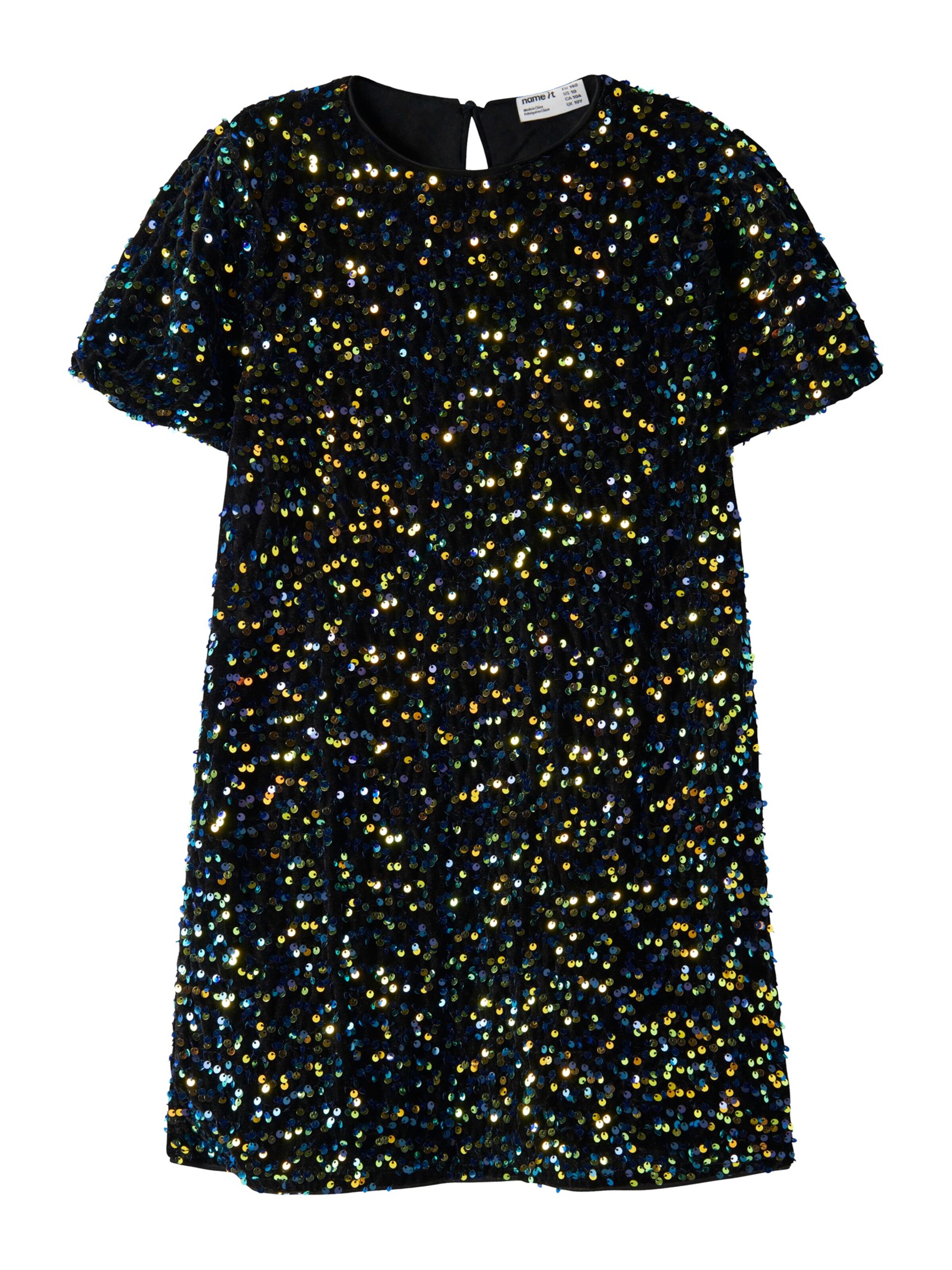 NAME IT - Vestido 'NKFRUNICA' en amarillo: frente
