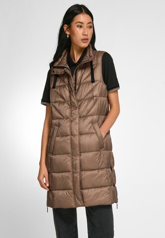 Basler Longweste Vest in Beige: predná strana