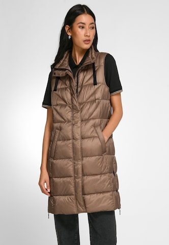 Basler Bodywarmer in Beige: voorkant