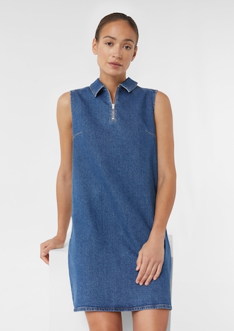 comma casual identity Kleid in Blau: Vorderseite